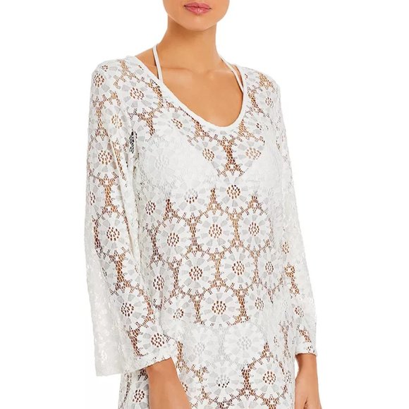 J.  Valdi Other - J. Valdi Tulum Crochet Cover Up Mini Dress  NWT